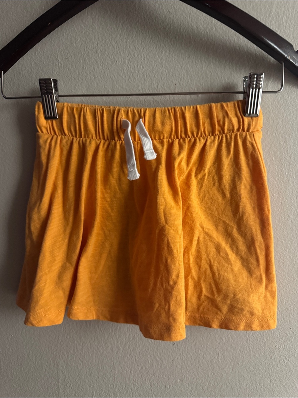 wonder nation Bright Yellow Girls' Elastic-Waist Shorts with Drawstring